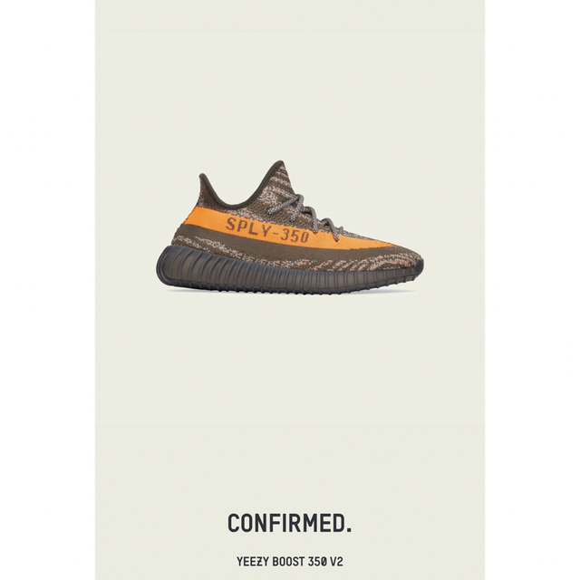 adidas 2023SS YEEZY BOOST 350 V2 Carbon Beluga HQ7045 アディダス イージーブースト350 カーボンベル—ガ ローカットスニーカー グレー サイズUS10(28cm)【230721】【新古品】【me04】