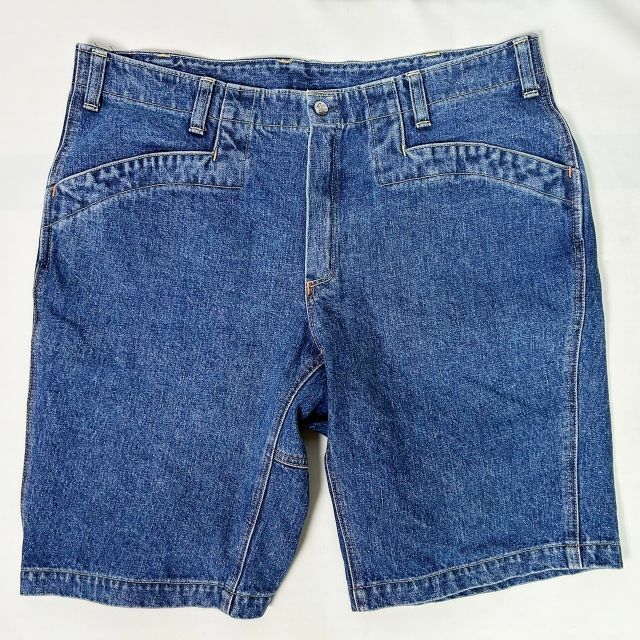 TENDERLOIN(テンダーロイン)のTENDERLOIN 22SS DENIM SHORTS WASH ブルー L メンズのパンツ(ショートパンツ)の商品写真