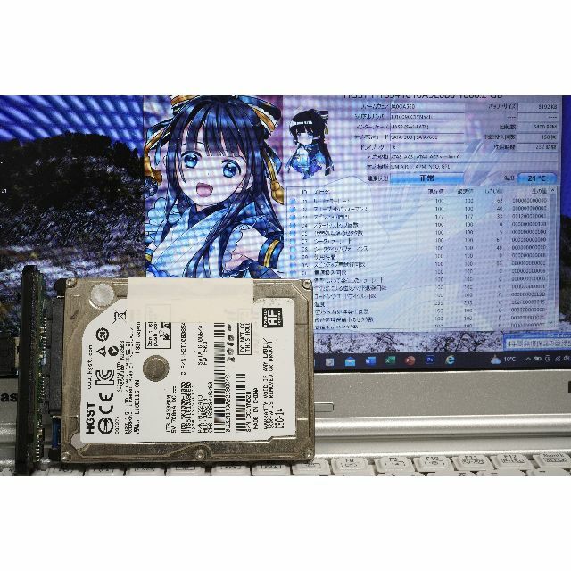 1TB HDD ４個セット正常