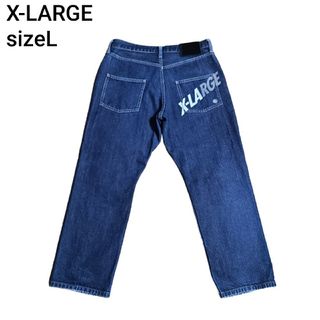 X-LARGE/エクストララージ ストレートデニムパンツ XL インディゴ