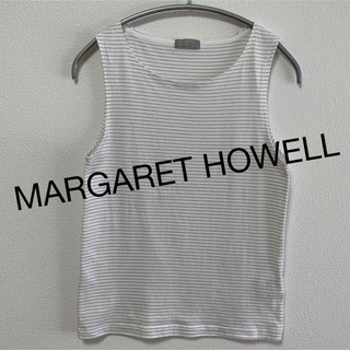 マーガレットハウエル(MARGARET HOWELL)のMARGARET HOWELL COTTON STRIPE JERSEY(Tシャツ(半袖/袖なし))