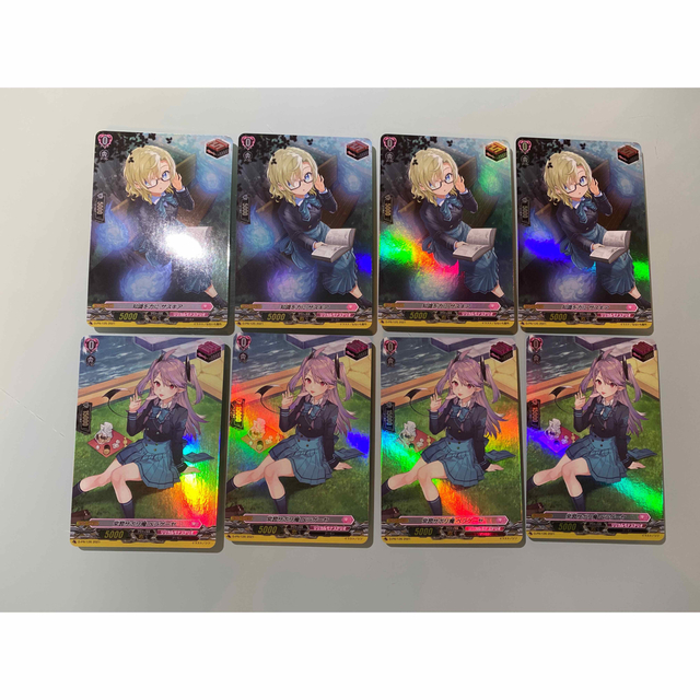 カードファイト!! ヴァンガード(カードファイトヴァンガード)の知識を力に ザスキア 常習サボリ魔 ペラゲーヤ D-PR/125 126 各4枚 エンタメ/ホビーのトレーディングカード(シングルカード)の商品写真