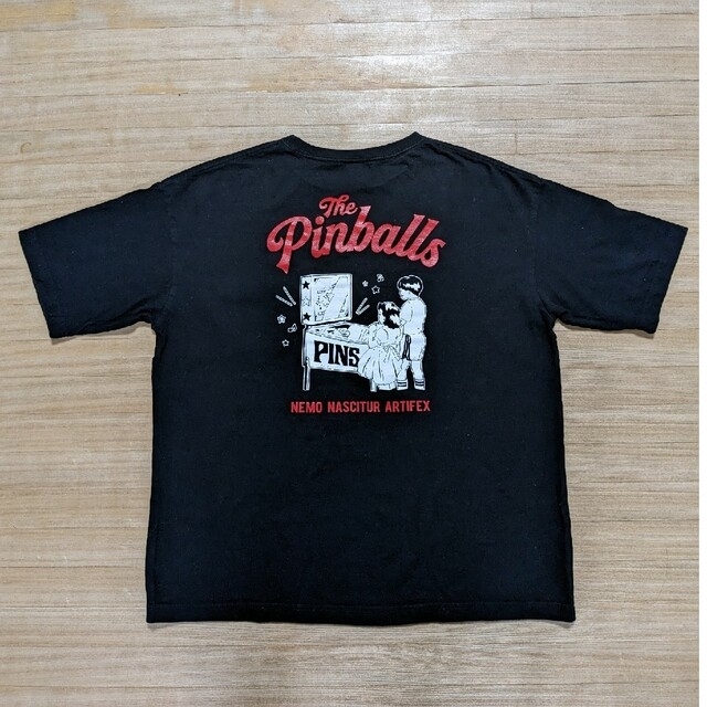 THE PINBALLS バックプリントTシャツ　Mサイズ メンズのトップス(Tシャツ/カットソー(半袖/袖なし))の商品写真