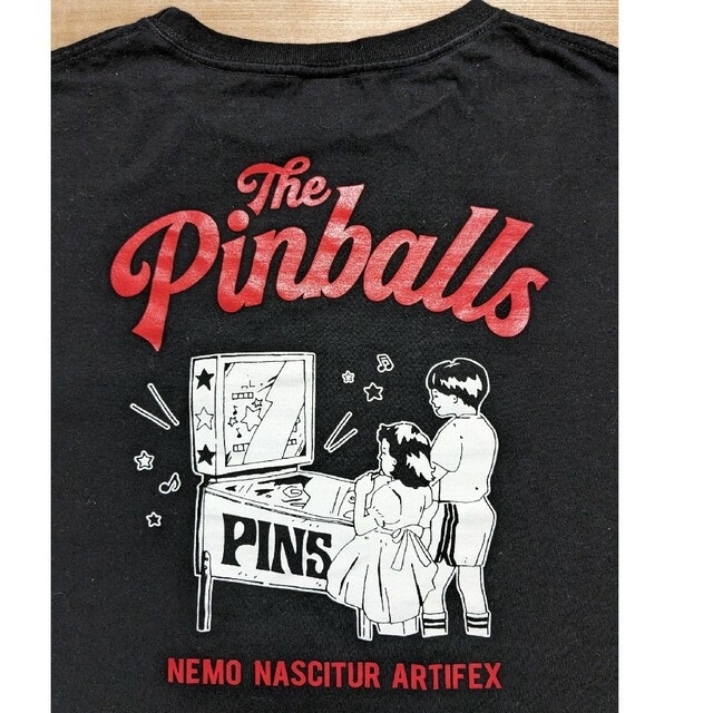 THE PINBALLS バックプリントTシャツ　Mサイズ メンズのトップス(Tシャツ/カットソー(半袖/袖なし))の商品写真