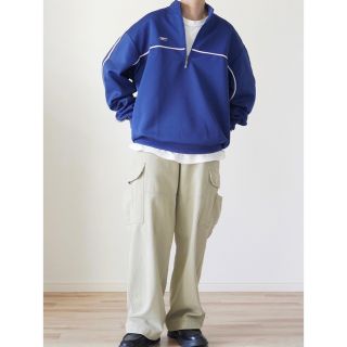 リーボック(Reebok)の00s 美品 Reebok ハーフジップ トラックジャケット スウェット 日本製(ジャージ)