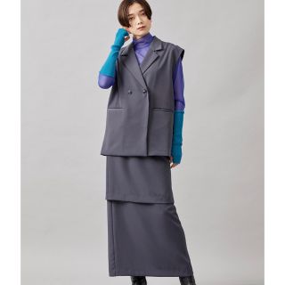 アメリヴィンテージ(Ameri VINTAGE)のTIGHT TIERD SKIRT SET UP(ロングワンピース/マキシワンピース)