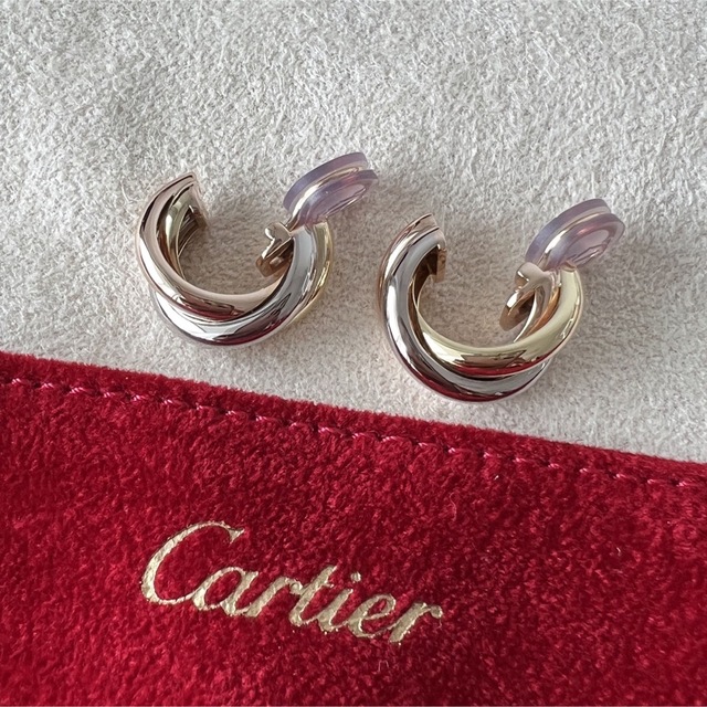 カルティエ　トリニティ　イヤリング　ピアスにも。　Cartier