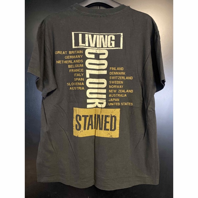 激レア90'S当時物 LIVING COLOUR Tシャツ ヴィンテージ メンズのトップス(Tシャツ/カットソー(半袖/袖なし))の商品写真