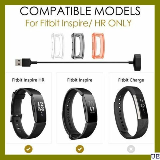 III ATiC Fitbit inspire HR 保護 透明オレンジ 487 スマホ/家電/カメラのスマホアクセサリー(モバイルケース/カバー)の商品写真
