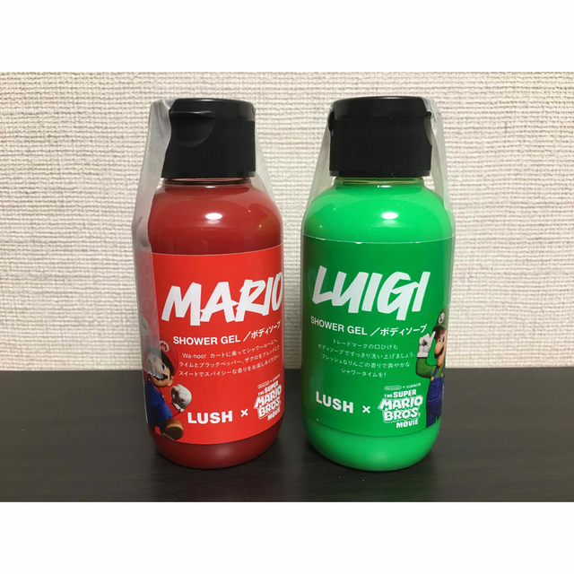 LUSH スーパーマリオ ボディソープ シャワージェル　ラッシュ　新品、未使用品