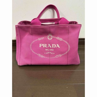 プラダ(PRADA)のPRADA⭐︎カナパ　ピンク(トートバッグ)