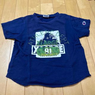 エクストララージ(XLARGE)のXLARGE☆エクストララージ☆チャンピオンコラボ　半袖Tシャツ110(Tシャツ/カットソー)