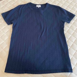 ランバン(LANVIN)のLANVIN COLLECTION ランバン Tシャツ 無地　ネイビー コットン(シャツ)