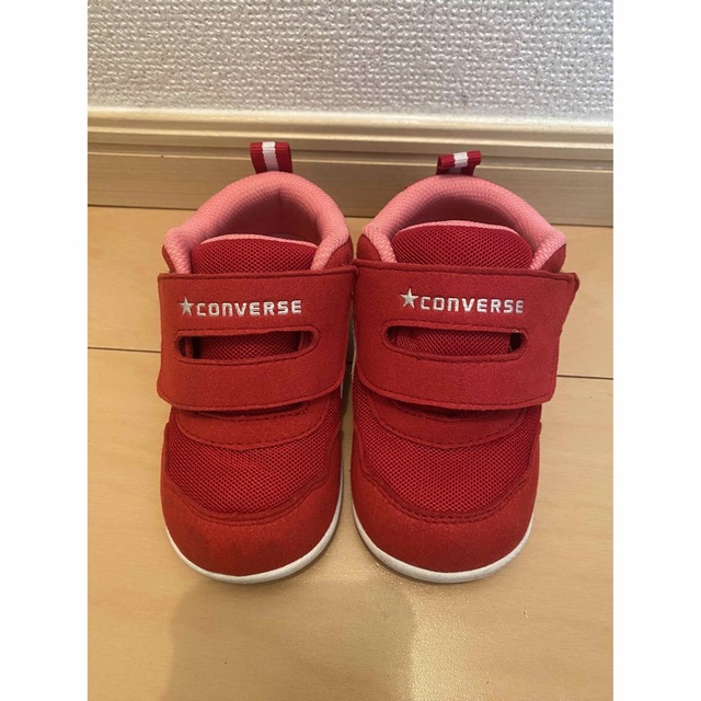 CONVERSE(コンバース)の【美品】CONVERSE 15cm RED キッズ/ベビー/マタニティのキッズ靴/シューズ(15cm~)(スニーカー)の商品写真