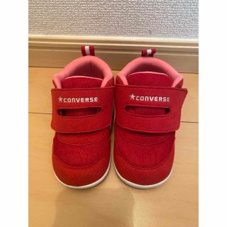 コンバース(CONVERSE)の【美品】CONVERSE 15cm RED(スニーカー)