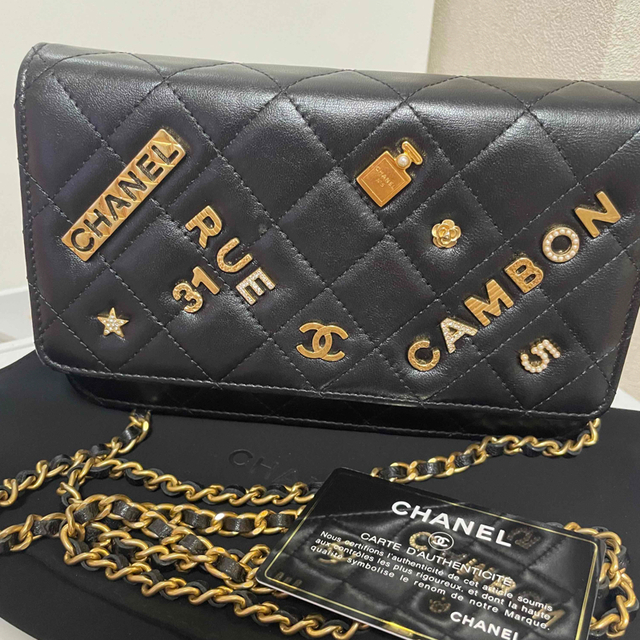 ファッション小物CHANELチェーンウォレット