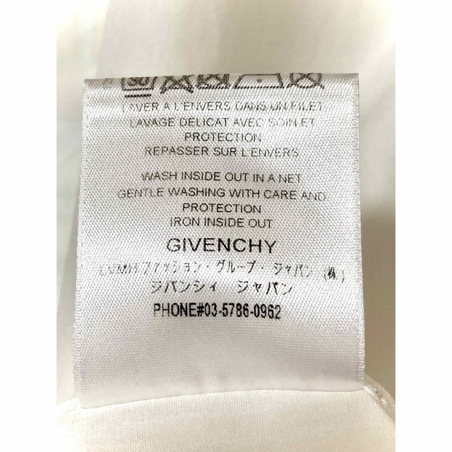 ジバンシィ ジバンシー 刺繍ロゴ メンズ シャツ ホワイト 白 givenchy