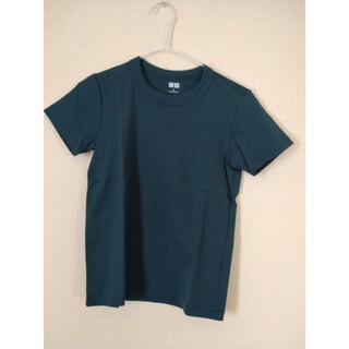 ユニクロ(UNIQLO)のM.M UNIQLO ユニクロ U Tシャツ Sサイズ ブルー(Tシャツ(半袖/袖なし))