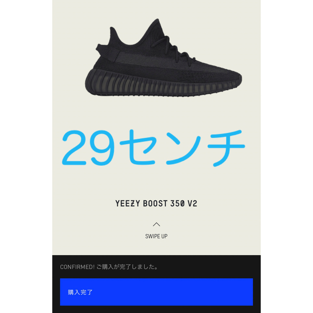 adidas yeezy boost 350 v2 Onyx 29cm