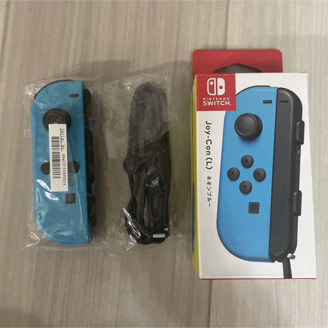 Nintendo Switch(ニンテンドースイッチ)のSW Joy-Con(L)ネオンブルー③（動作確認済み） エンタメ/ホビーのゲームソフト/ゲーム機本体(その他)の商品写真