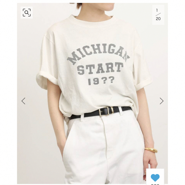 L'Appartement DEUXIEME CLASSE(アパルトモンドゥーズィエムクラス)の専用★REMI RELIEF/レミレリーフ】MICHIGAN START T レディースのトップス(Tシャツ(半袖/袖なし))の商品写真