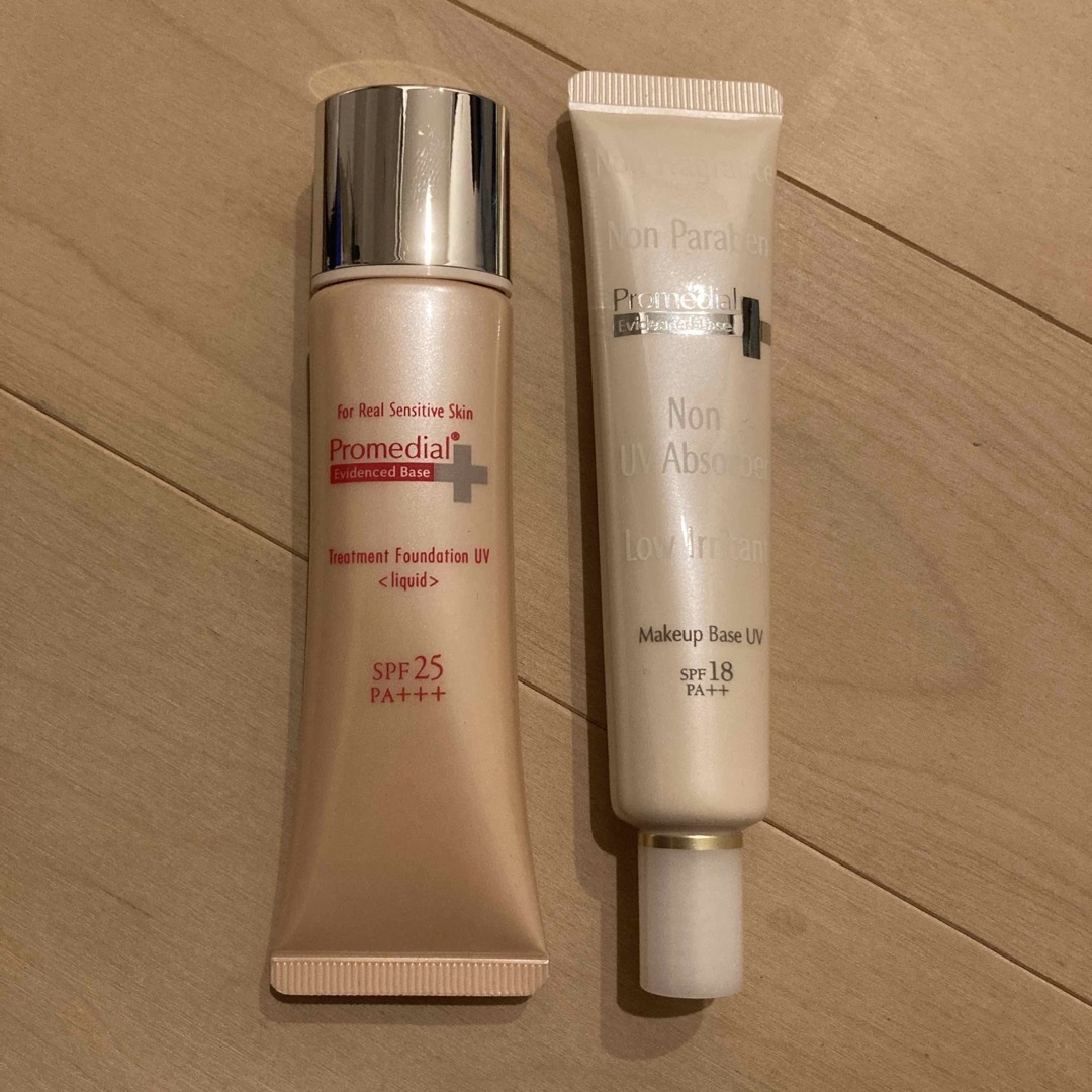 ロート製薬(ロートセイヤク)のプロメディアル メイクアップベースUV &トリートメントファンデーション コスメ/美容のベースメイク/化粧品(化粧下地)の商品写真