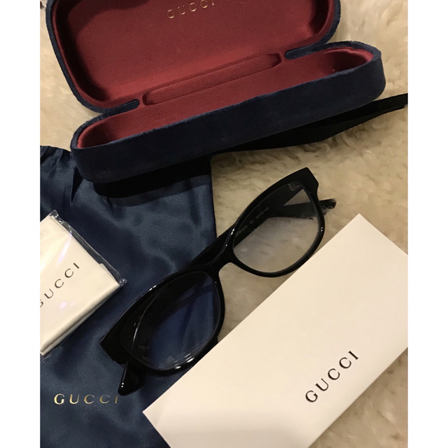 新品未使用】GUCCI グッチ 伊達メガネ-