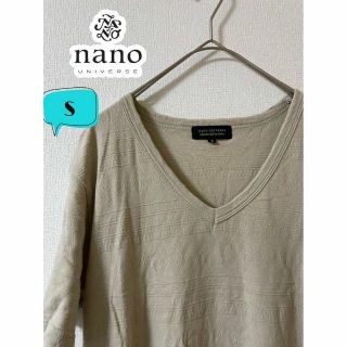 ナノユニバース(nano・universe)のnano universe ナノ ユニバース　ジャガードVネック オルテガ模様(Tシャツ/カットソー(半袖/袖なし))