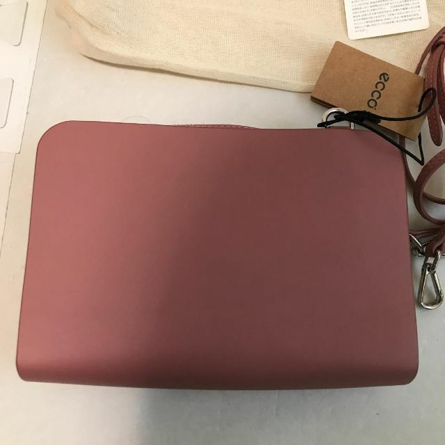 ECHO - Q4445コ ECCO エバ 牛革 ショルダーバッグ ピンクの通販 by