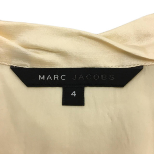 MARC JACOBS(マークジェイコブス)のマークジェイコブス カットソー ブラウス プルオーバー シルク 半袖 4 黄 レディースのトップス(カットソー(半袖/袖なし))の商品写真