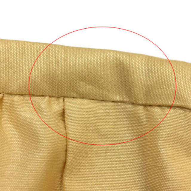 Chesty(チェスティ)のチェスティ スカート フレア ギャザー ひざ丈 無地 1 黄 オレンジ レディースのスカート(ひざ丈スカート)の商品写真