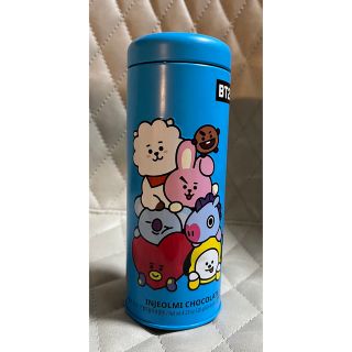 ビーティーイシビル(BT21)の値下げコメントで1,000円❗️BTS缶ケース(アイドルグッズ)