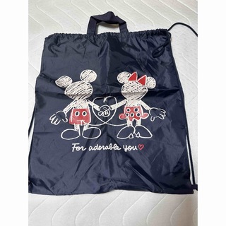 ディズニー(Disney)のミッキーとミニーの2wayバッグ(エコバッグ)