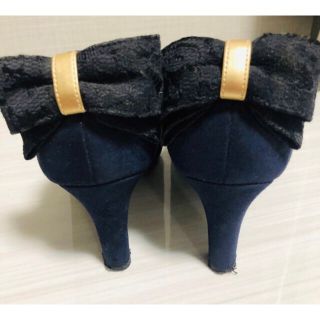 プチペルル　パンプス　24.5cm(ハイヒール/パンプス)