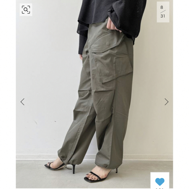 L'Appartement DEUXIEME CLASSE(アパルトモンドゥーズィエムクラス)の【AGOLDE / エーゴールドイー】GINERVA CARGO PANT レディースのパンツ(ワークパンツ/カーゴパンツ)の商品写真