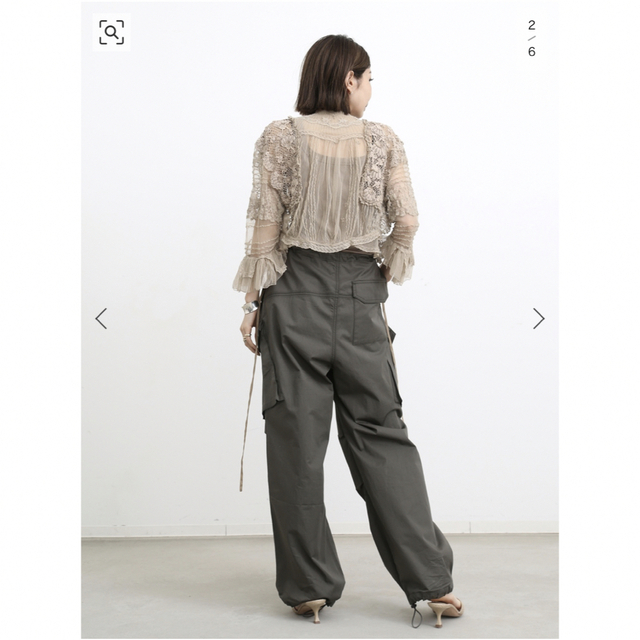 L'Appartement DEUXIEME CLASSE(アパルトモンドゥーズィエムクラス)の【AGOLDE / エーゴールドイー】GINERVA CARGO PANT レディースのパンツ(ワークパンツ/カーゴパンツ)の商品写真