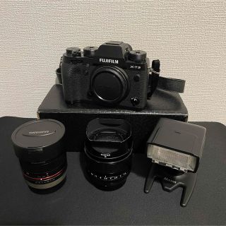 フジフイルム(富士フイルム)の週末限定富士フイルム XT2 本体 35mm単焦点 SAMYANG 魚眼レンズ(ミラーレス一眼)