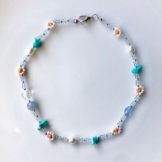 beads necklace＊sweet Blue(ネックレス)