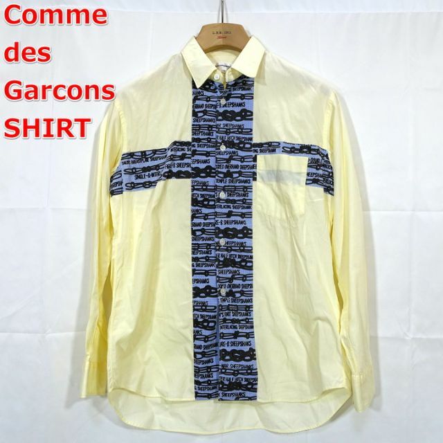 COMME des GARCONS(コムデギャルソン)の【良品】コムデギャルソンシャツ　春夏　十字切替シャツ メンズのトップス(シャツ)の商品写真
