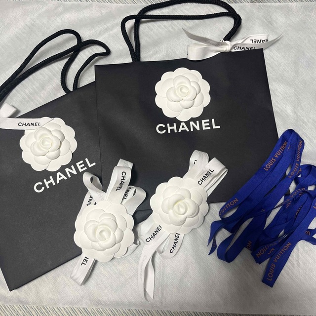 CHANEL(シャネル)のCHANEL ショッパーカメリア付きまとめて レディースのバッグ(ショップ袋)の商品写真