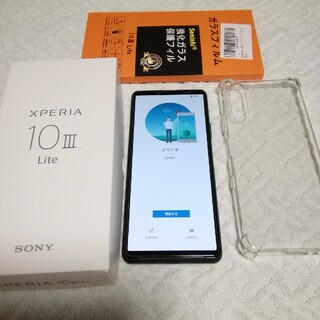 Xperia 10 III Lite ブラック 64 GB SIMフリー　中古品(スマートフォン本体)
