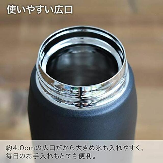【色: エボニーブラック】タイガー 水筒 600ml サハラ マグ ステンレスボ 3