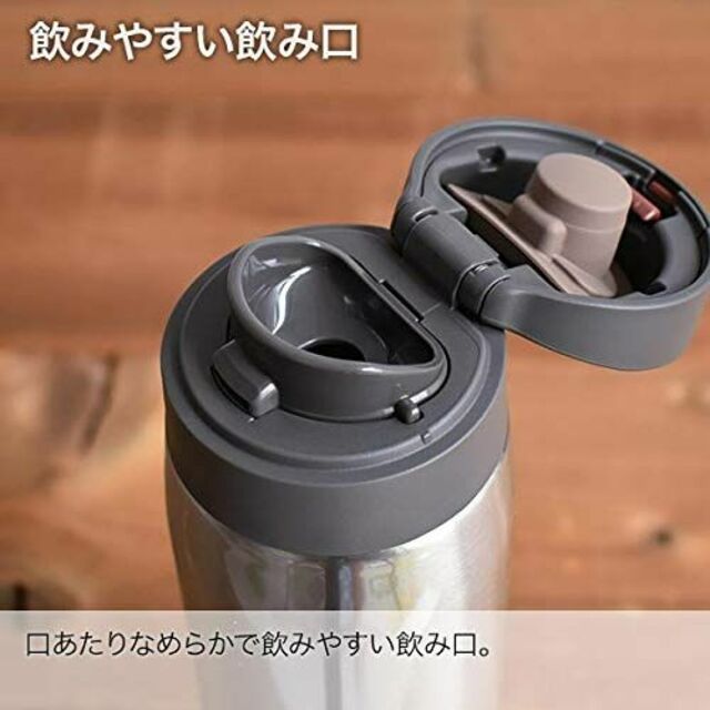 【色: エボニーブラック】タイガー 水筒 600ml サハラ マグ ステンレスボ 4