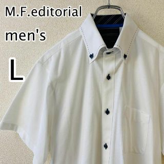 エムエフエディトリアル(m.f.editorial)のM.F.editorial　メンズ　シャツ　半袖　オフィス　通勤　夏　涼しい(シャツ)