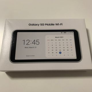 ギャラクシー(Galaxy)のGalaxy 5G Mobile Wi-Fi SCR01 White(その他)