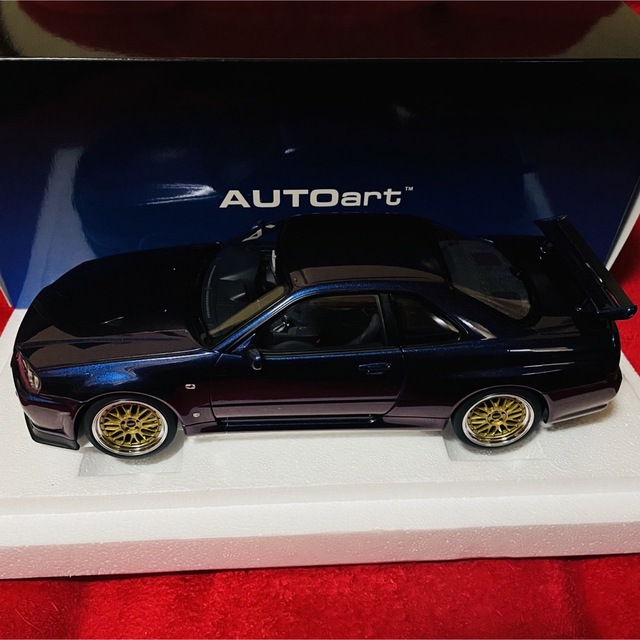 日産 - 1/18 AUTOart 日産 スカイライン GT-R ミッドナイトパープルⅢ