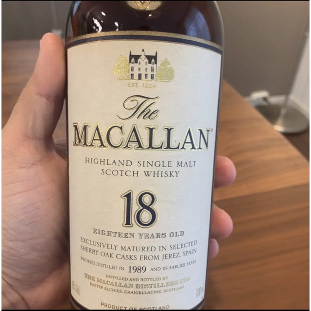 マッカラン18年 1989 未開封　古酒 MACALLAN スコッチウィスキー