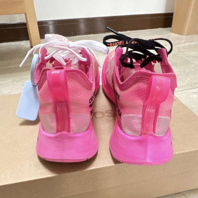 NIKE(ナイキ)のOFF-WHITE × NIKE ZOOM FLY PINK メンズの靴/シューズ(スニーカー)の商品写真