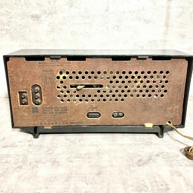 希少品　ナショナル　真空管　ラジオ　松下電工　RE-830 AM FM 4