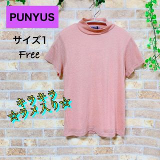 プニュズ(PUNYUS)の【半額以下⭐️新品未使用・タグ付き】PUNYUS プニュズ ハイネックカットソー(カットソー(半袖/袖なし))